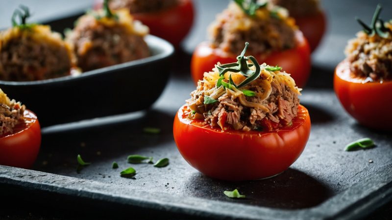 Tuna Stuffed Tomatoes
