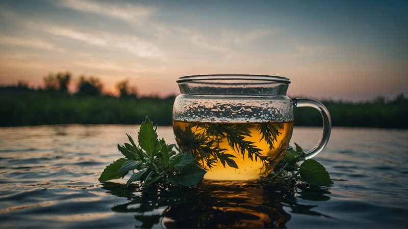 Water, herbal tea