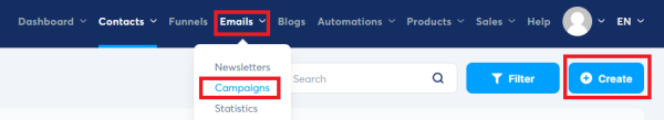 Create Email Campaign in Systeme.io