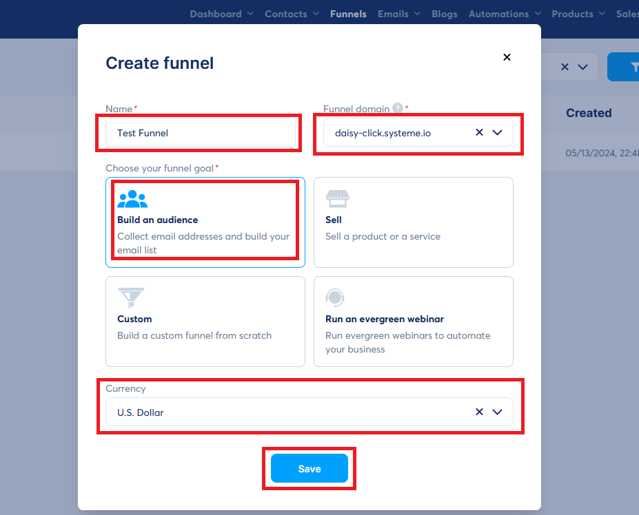 Create Funnel Steps in Systeme.io